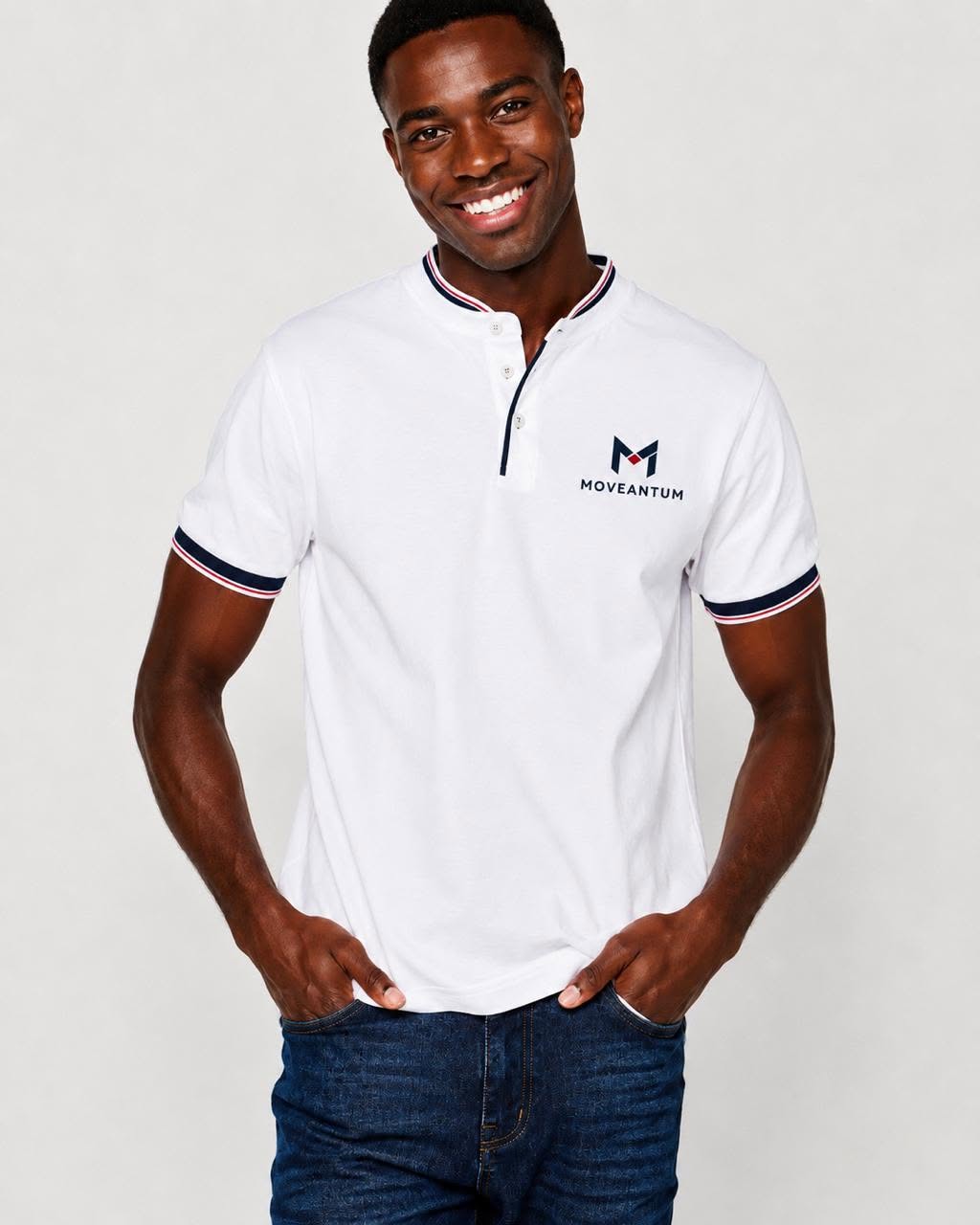Black Striped Cable Knit POLO