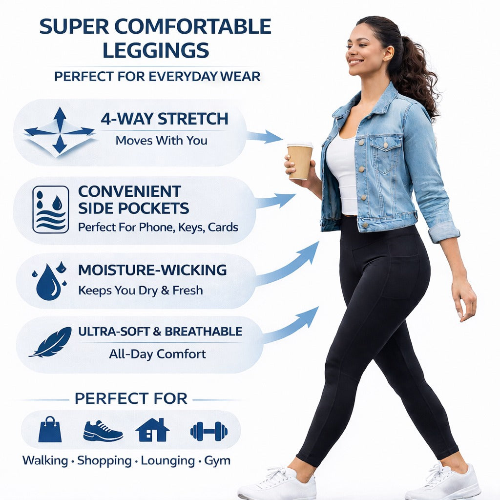Leggings for Women with Pockets