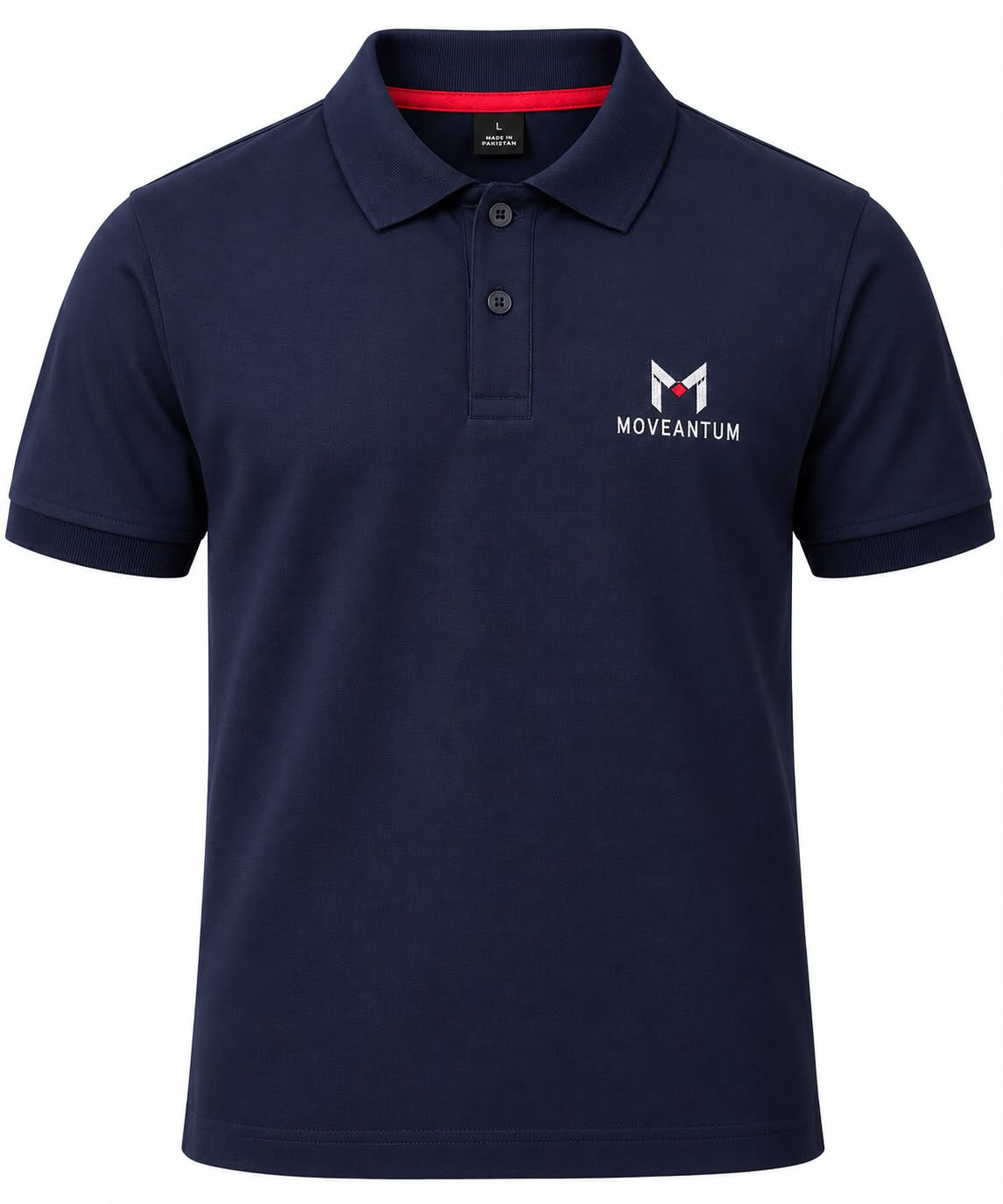 Moveantum Premium 100% Cotton Polo-Blue